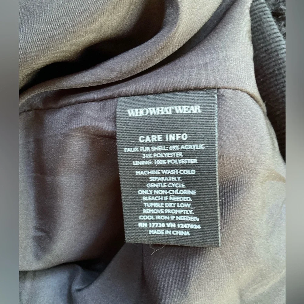 Who What Wear Teddy Bear Bomber Jacket